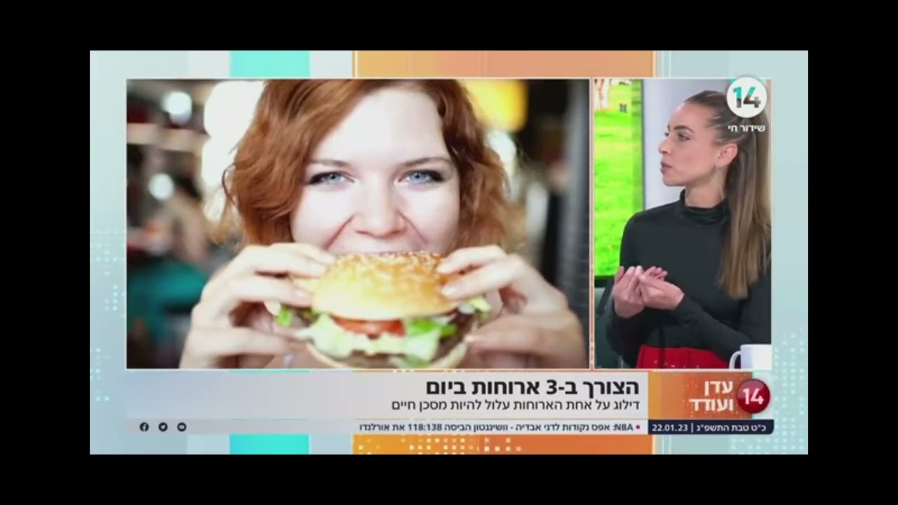 הצורך ב 3 ארוחות ביום